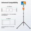 UGREEN 15647 2-in-1 Tablet (Max 12.9 inch) + Phone (Max 7.2 inch) Tripod Stand - Image 7