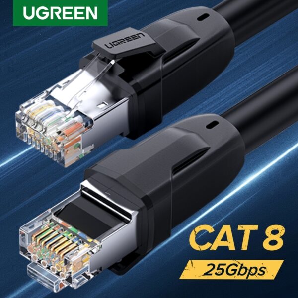 UGREEN 70616 Cat 8 Pure Copper Patch Cord Network Cable 10M - Image 4
